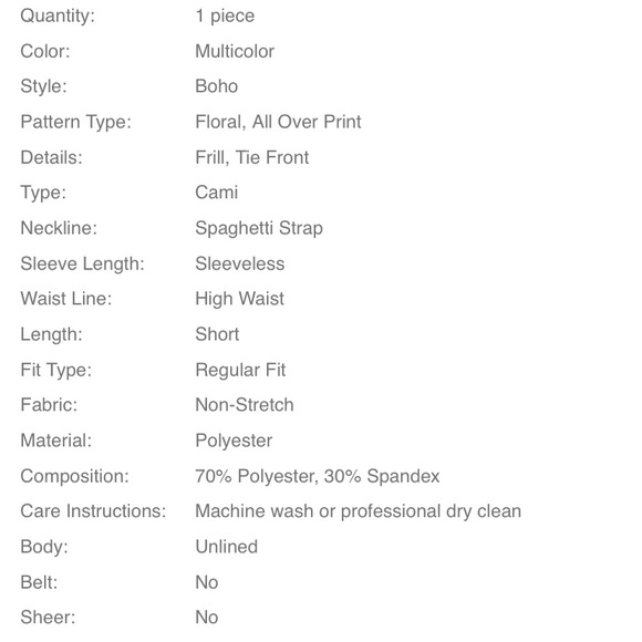 SHEIN Floral Frill Trim Knot Front Cami Romper in Blue & Yellow Size Med - Picture 2 of 13